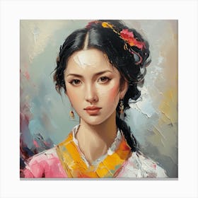 Chinese Woman2 Canvas Print