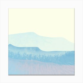 Abstract Mountains Canvas Print