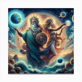 Ancient Greek Goddess Gaia 2 Canvas Print