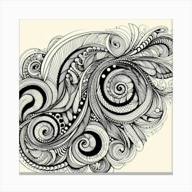 Doodle Art 3 Canvas Print