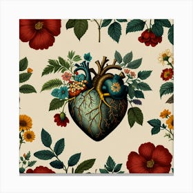 Leonardo Lightning Xl Vintage Botanical Heart 3 Toile