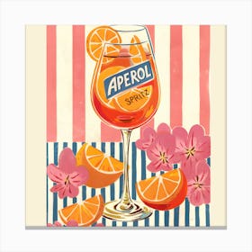 Aperol spritz colorful classic Canvas Print