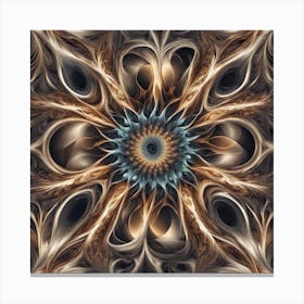 Abstract Fractal Art Canvas Print