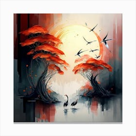 Asian Painting 1 Canvas Print