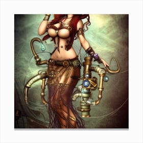 Steampunk Girl 2 Canvas Print