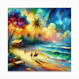 Mexico Beach Canvas Print