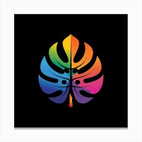 Rainbow Leaf 1 Canvas Print