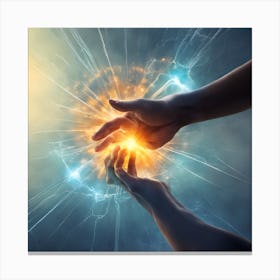 Healing Hands - Healing Stock Videos & Royalty-Free Footage Canvas Print