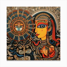 Indian Painting 3 Canvas Print