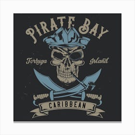 Pirate Bay Caribbean Canvas Print