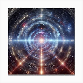 Abstract Space - Space Stock Videos & Royalty-Free Footage Canvas Print