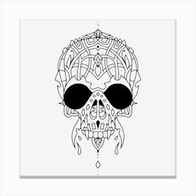 Mandala Skull 04 Canvas Print
