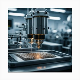 Cnc Machining In A Factory 1 Canvas Print