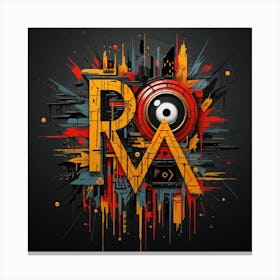 Letter Ra Canvas Print