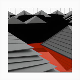 Geometric Landscape 1 Canvas Print