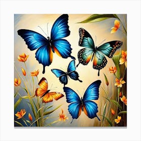 Butterfly Painting 52 Canvas Print