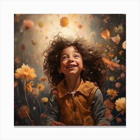 Child'S Joy Canvas Print