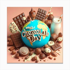 World Chocolate Day Canvas Print