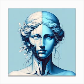 Blue Alloy Harmony Canvas Print