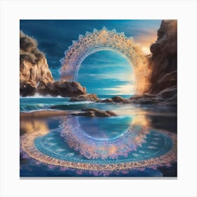 Circle Of Light Canvas Print