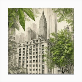 New York City Skyline Canvas Print