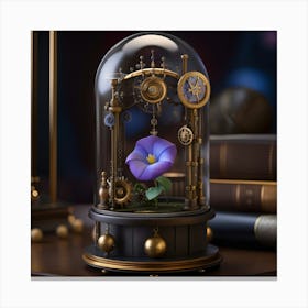 Clockwork Flower Canvas Print