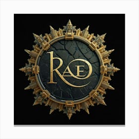 Rae Logo Canvas Print