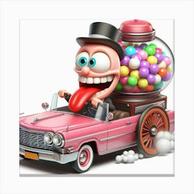 Candy Car Canvas Print