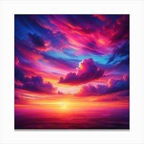 Sunset Sky Canvas Print