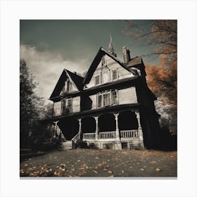 Haunted House 10 Canvas Print