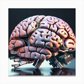 Artificial Brain 16 Canvas Print