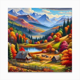 The Colors of Autumn Canvas Print