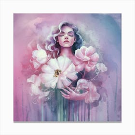 Flower Girl Canvas Print