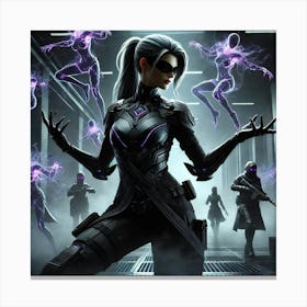 Zoya Nightshade Scifi Canvas Print