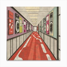 Hallway Of Machines Canvas Print