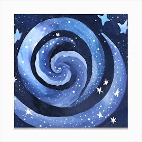 Galaxy Blue 5 Canvas Print