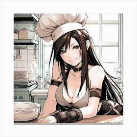 Chef Tifa Canvas Print