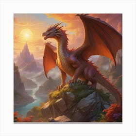 Dragon 13 Canvas Print