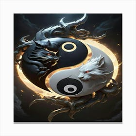 Yin And Yang 1 Canvas Print