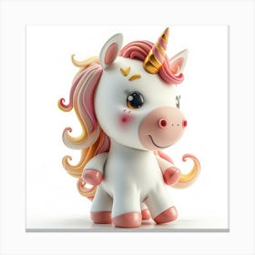 Unicorn Figurine 6 Canvas Print