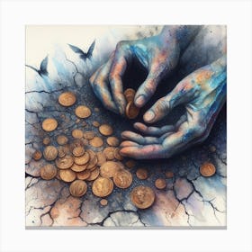 'The Coins' Canvas Print