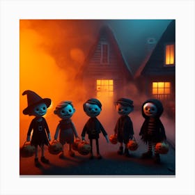 Spooky Halloween Canvas Print