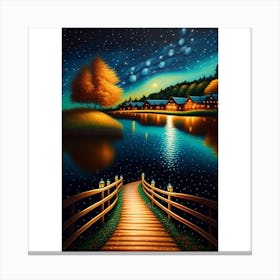 Night sky 1 Canvas Print