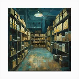 Archival Storage Canvas Print