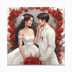 Korean Wedding Canvas Print