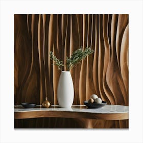 Wavy Wall 8 Canvas Print