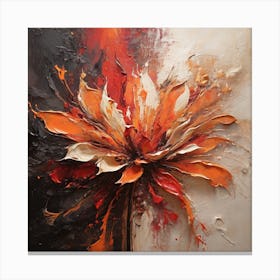 Fire flower 1 Canvas Print