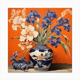 Chinese Iris 2 Canvas Print