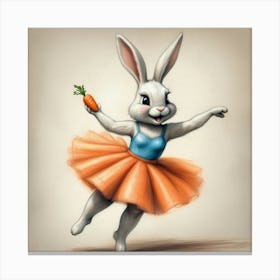 Bunny Dancer 5 Canvas Print