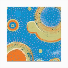 Abstract Circles 1 Canvas Print